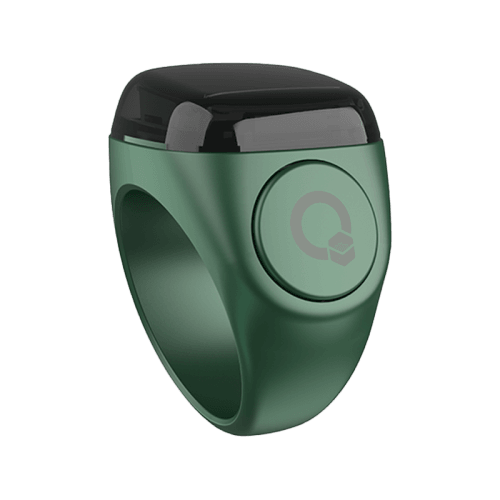 iQibla Zikr Noor Smart Bluetooth Ring 18mm - Green
