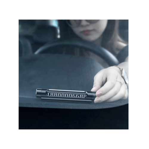 Baseus Temporary Parking Number Card - Black