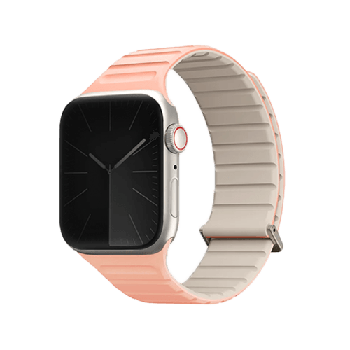 Uniq Revix Evo Reversible Strap For Apple Watch 38/40/41mm - Crepe Pink / Ivory
