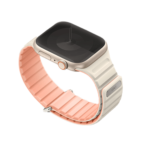Uniq Revix Evo Reversible Strap For Apple Watch 38/40/41mm - Crepe Pink / Ivory