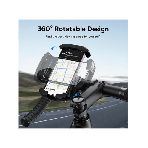 Baseus Quick Go Series Bike Phone Mount - Cluster Black