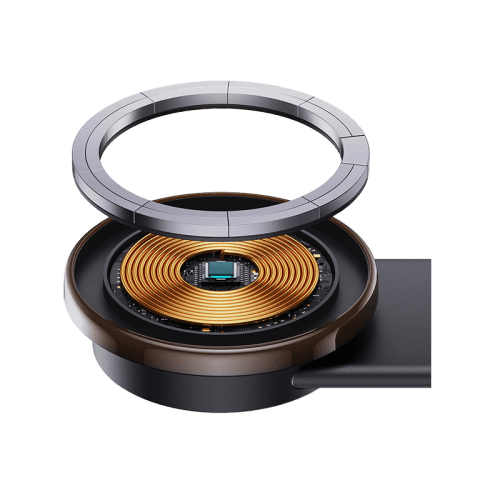 Baseus C02 Pro Magnetic Wireless Charging Car Mount - Cluster Black