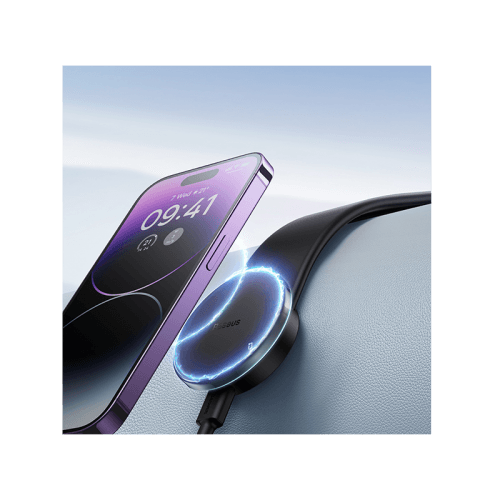 Baseus C02 Pro Magnetic Wireless Charging Car Mount - Cluster Black