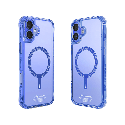 SkinArma Saido MagSafe Case for iPhone 16 - Blue