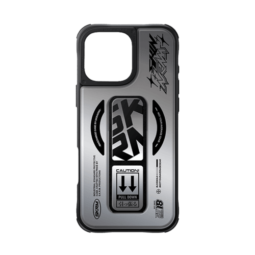 SkinArma Kira Kobai MagSafe Case With Grip Stand for iPhone 16 Pro - Chrome