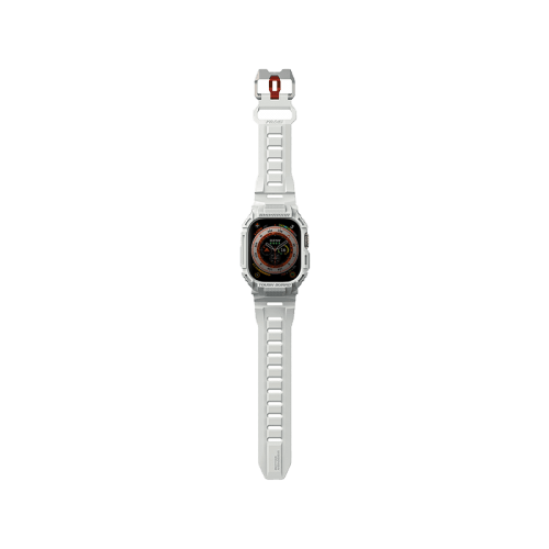 SkinArma Mecha 2-in-1 Watch Case + Watch Strap 49mm - Light Grey