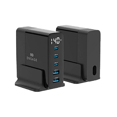 Engage 5 - Ports USB Hub - Black