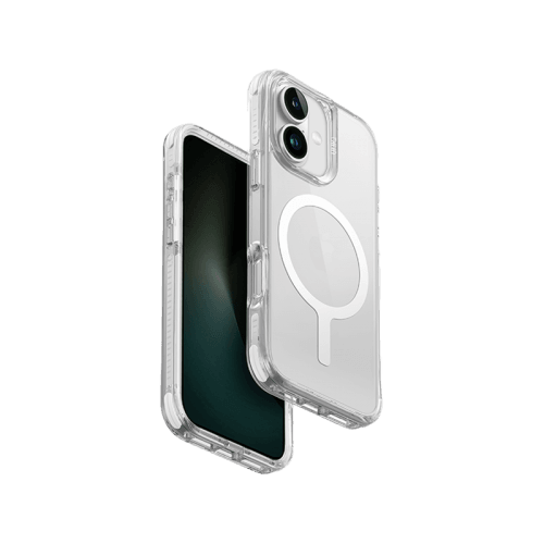 Uniq Hybrid Combat MagSafe Case for iPhone 16 - Lume White