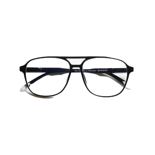 Barner Brad Glossy Screen Glasses - Black Noir