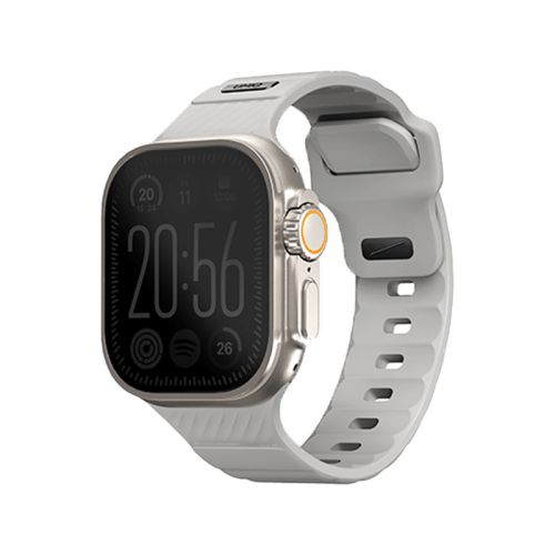 Uniq Stride FKM Strap for Apple Watch 49/45/44mm - Chalk Grey