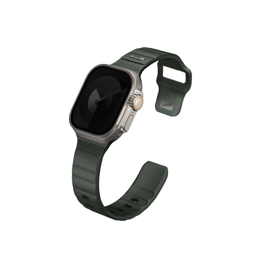 Uniq Stride FKM Strap for Apple Watch 49/45/44mm - Moss Green