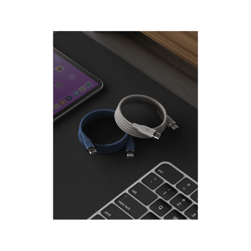 Energea Helix USB-C to USB-C Magnetic Cable 480Mbps 100W 1.5M - Natural