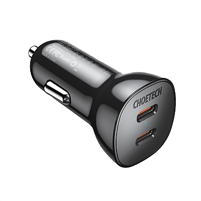 Choetech USB-C PD Fast Car Charger 40W - Black
