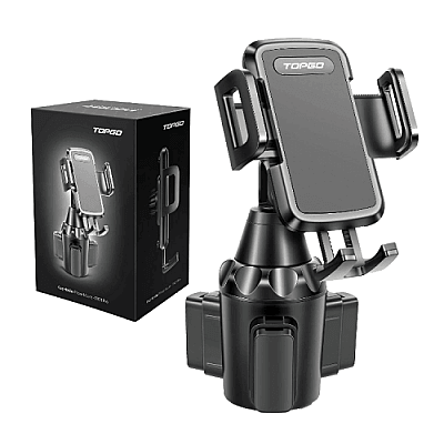 Topgo Phone Cup Holder Car Mount (DK1) - Black