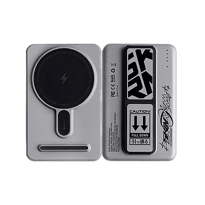 SkinArma Kira Kobai USB-C PD 20W Wireless 5000mAh Power Bank - Silver