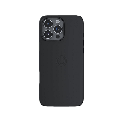 Goui Magnetic Case With Magnetic Bars for iPhone 16 Pro Max + Magnetic Strap - Black Stone