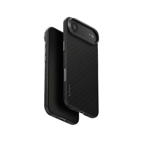 Uniq Hybrid Keva Edge MagSafe Case for iPhone Air - Carbon Black
