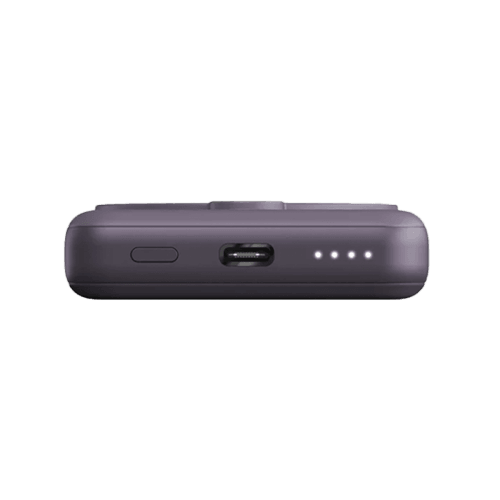 Energea Magpac Mini Ultra Slim Magsafe Compatible Power Bank With Stand 10000mAh - Purple