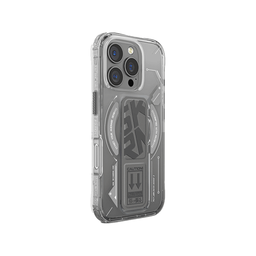 SkinArma Helio MagSafe Case With Grip Stand for iPhone 16 Pro - Titanium