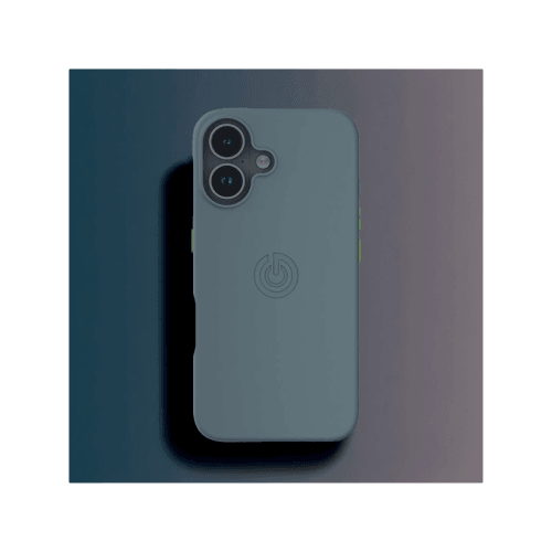 Goui Magnetic Case With Magnetic Bars for iPhone 17 + Magnetic Strap  - Steel Grey