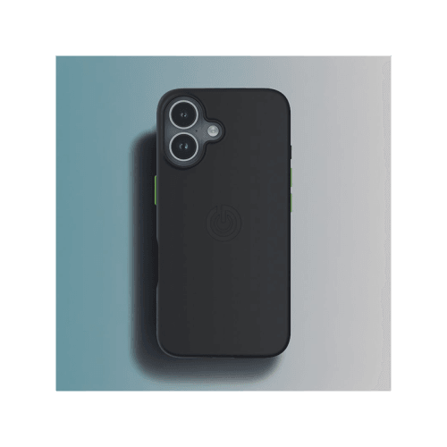 Goui Magnetic Case With Magnetic Bars for iPhone 17 + Magnetic Strap - Black Stone