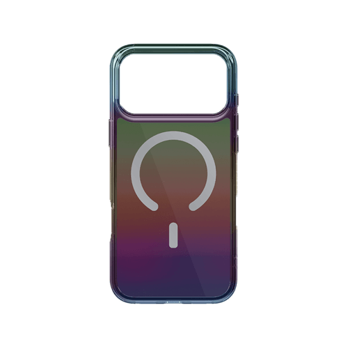 Uniq Hybrid Iridescia MagSafe Case for iPhone 17 Pro - Midnight Quartz