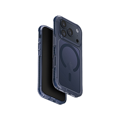 Uniq Hybrid Combat MagSafe Case for iPhone 17 Pro - Navy Blue