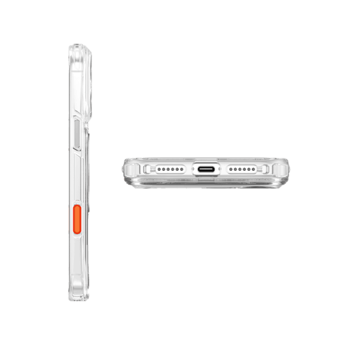 Uniq Hybrid Swivix With 360 Rotating Kickstand MagSafe Case for iPhone 17 Pro - Lucent Clear