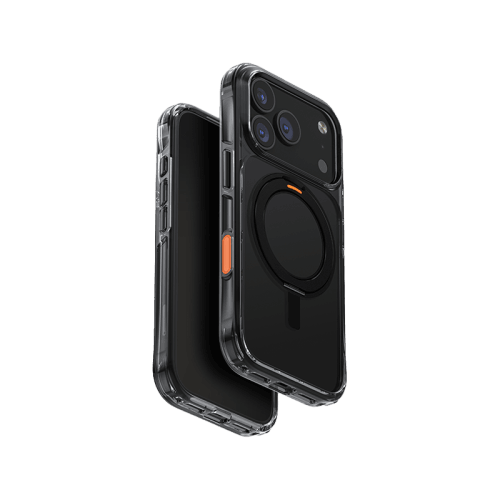 Uniq Hybrid Swivix With 360 Rotating Kickstand MagSafe Case for iPhone 17 Pro Max - Carbon Black