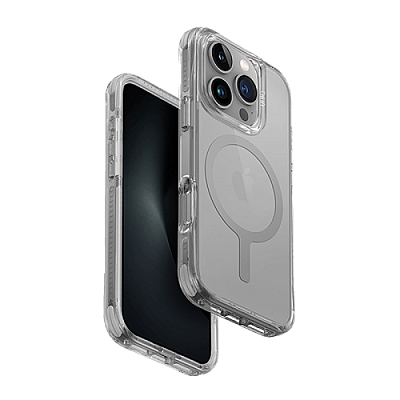 Uniq Hybrid Combat MagSafe Case for iPhone 16 Pro Max – Stone Grey