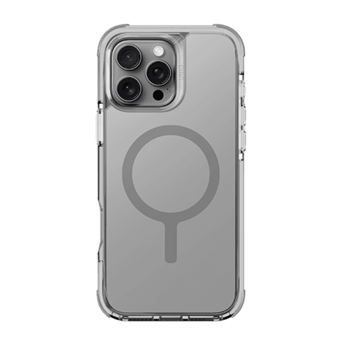 Uniq Hybrid Combat MagSafe Case for iPhone 16 Pro Max – Stone Grey