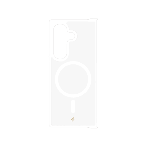 Smart Premium Ultraguard Frosted MagSafe Case for Samsung Galaxy Fold 7 - Transparent White