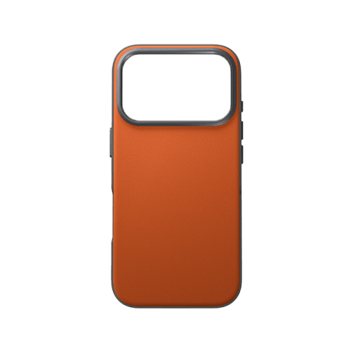 Uniq Hybrid Lyden DS MagSafe Case for iPhone 17 Pro Max - Flame Orange / Flint Grey