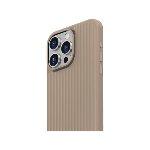 Smart Premium Magsafe Silicone Case for iPhone 16 Pro - Taupe