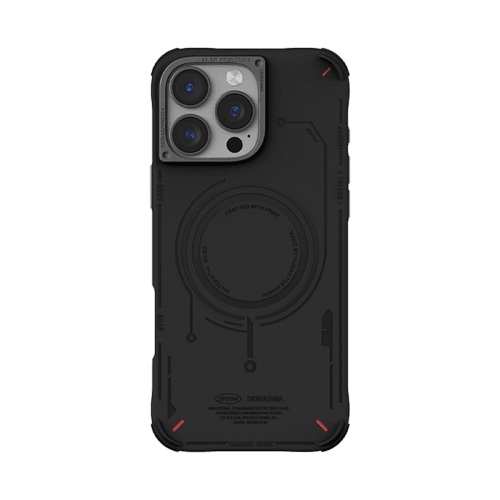 SkinArma Mecha MagSafe Case for iPhone 16 Pro - Black