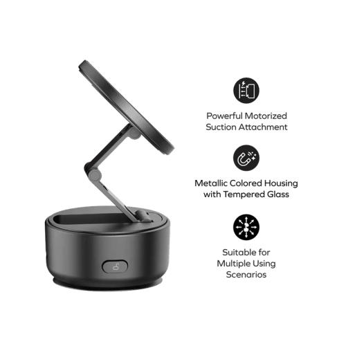 Momax One-Snap Go Magnetic Suction Phone Stand - Titanium