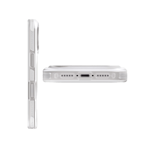 Uniq Hybrid Combat Active MagSafe Case for iPhone 17 Pro - Frost Clear / Lume Light