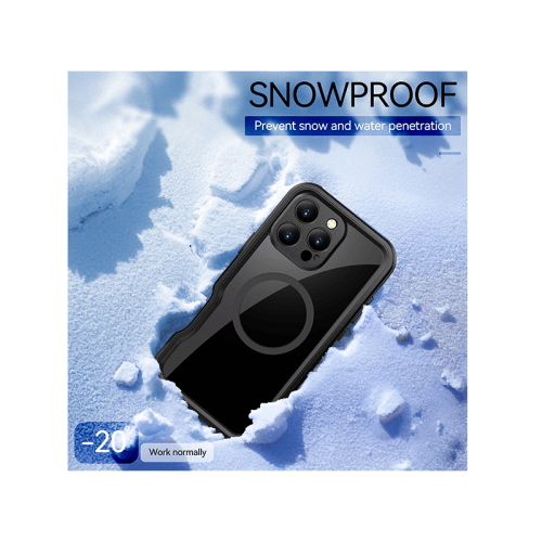 ShellBox GT MagSafe With Water Proof Case for iPhone 16 Pro Max - Black
