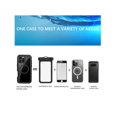 ShellBox GT MagSafe With Water Proof Case for iPhone 16 Pro Max - Black