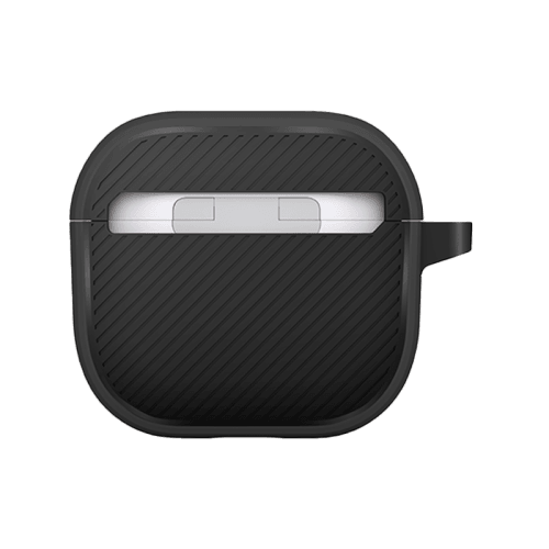 Uniq Clyde Lock Case for Airpods 4th Gen - Charcoal & Dark Grey