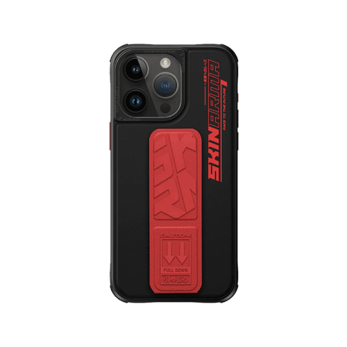 SkinArma Slate Grip-Stand Case for iPhone 15 Pro - Orange