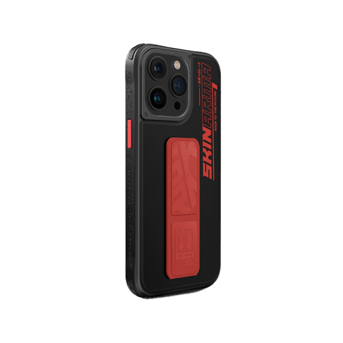 SkinArma Slate Grip-Stand Case for iPhone 15 Pro - Orange