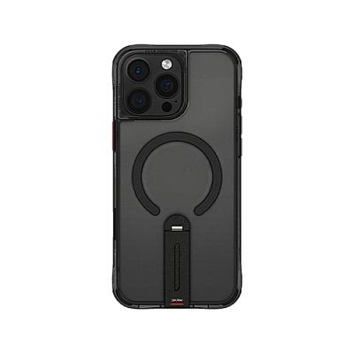 SkinArma Helix MagSafe Case With 360 Rotating Stand for iPhone 16 Pro Max - Black