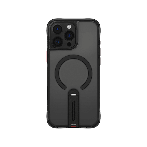 SkinArma Helix MagSafe Case With 360 Rotating Stand for iPhone 16 Pro Max - Black