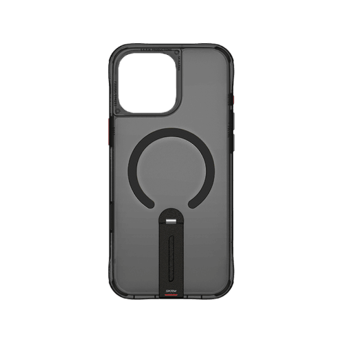 SkinArma Helix MagSafe Case With 360 Rotating Stand for iPhone 16 Pro Max - Black