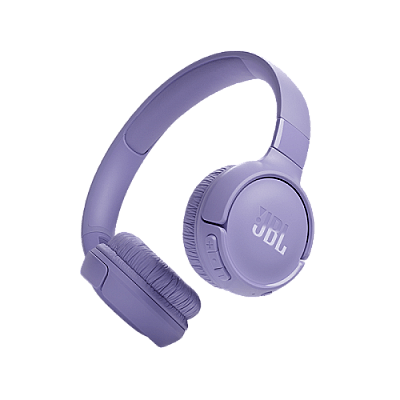 JBL T520 Wireless Over-Ear Headphones with Mic - Purple
