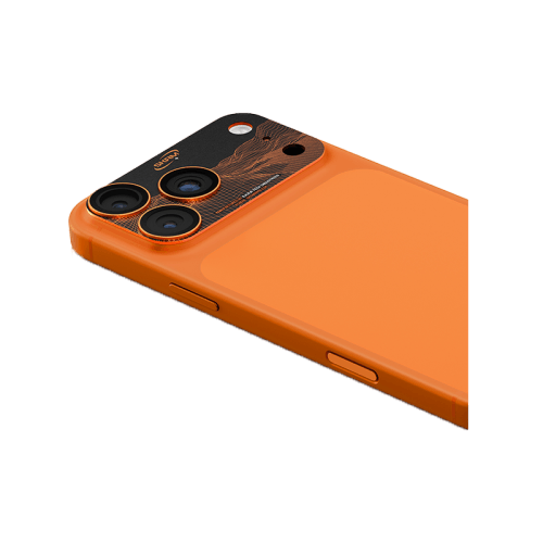 SkinArma Sonix Aluminium Camera Lens Protector for iPhone 17 Pro Max - Orange