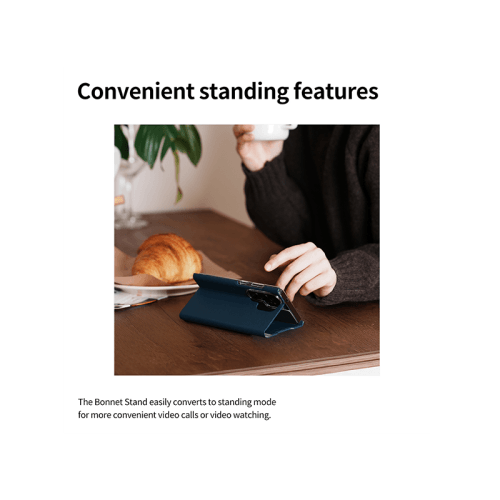 Araree Bonnet Diary Stand Wallet Case for Galaxy S26 Ultra - Black