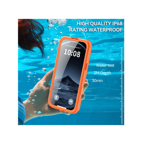 ShellBox MagSafe With Water Proof Case for iPhone 17 Pro Max - Orange