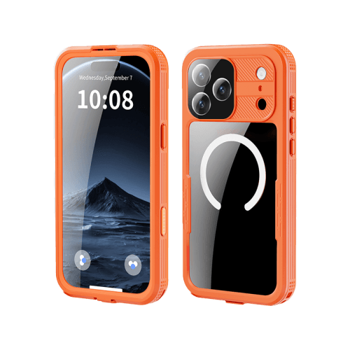 ShellBox MagSafe With Water Proof Case for iPhone 17 Pro - Orange